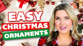 Easy Christmas Ornaments 🎄 Handmade Christmas Crafts DIY 🎄 [upl. by Calley]