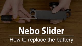 How to replace your Nebo Sliders battery [upl. by Ahsenauq]