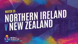 Northern Ireland v New Zealand  Match 35  NWC2019 [upl. by Atinar]