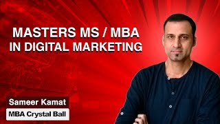 Masters MS MBA in Digital Marketing Best Courses Salary Jobs Careers Syllabus [upl. by Brazee]