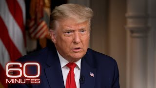 President Donald Trump The 60 Minutes 2020 Election Interview [upl. by Atiuqa668]