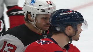 Nico Hischier amp Connor McMichael Unsportsmanlike Conduct [upl. by Husein]