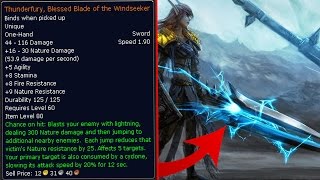 WORLD OF WARCRAFT GUIDETUTORIAL  Donnerzorn Gesegnete Klinge des Windsuchers THUNDERFURY [upl. by Jsandye]