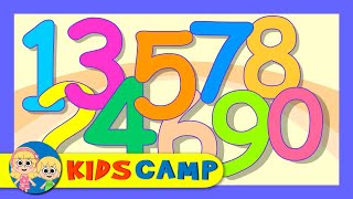 The Numbers Song  Nursery Rhymes And Kids Songs by KidsCamp [upl. by Rudy]