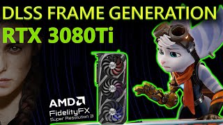 DLSS Frame Generation on RTX 3080 FSR 3 Mod [upl. by Ebsen]