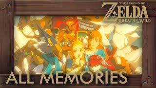 Zelda Breath of the Wild  Champions Ballad All Memories amp Cutscenes [upl. by Rafael355]