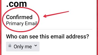 Facebook  How To Remove Primary Email In Facebook [upl. by Rhiana]