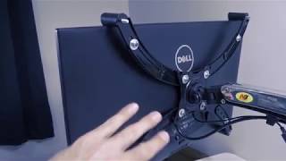 Vesa Mount for NON  Vesa Monitor  How To [upl. by Dart]