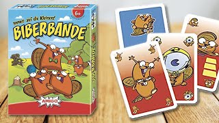 BIBERBANDE  Spielregeln TV Spielanleitung Deutsch  AMIGO [upl. by Roer541]