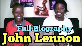 John Lennon Full Biography All You Need Is Love Imagine  REACTION VIDEO [upl. by Notwen]