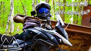 VStrom 650 Off Road Single Track Riding  2K [upl. by Alison548]