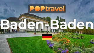 Walking in BADENBADEN  Germany 🇩🇪 4K 60fps UHD [upl. by Yslek]