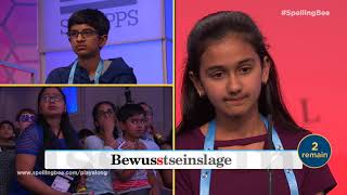 2018 Scripps National Spelling Bee Winning Moment [upl. by Aenert896]