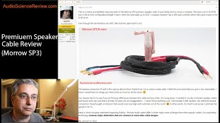 Premium Speaker Cable Review Morrow SP3 [upl. by Ocnarfnaig]