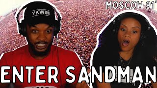 HOW IS THIS EVEN POSSIBLE 🎵 Metallica Enter Sandman Live Moscow 1991 Reaction [upl. by Nyrad]