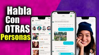 La Mejor app para APRENDER Ingles Hablando con otras PERSONAS [upl. by Woods]