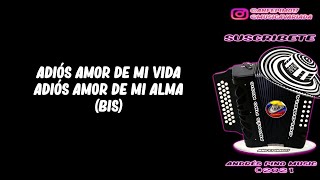 Adios Amor  Luis Mateus  Letra  Andres Pino Music [upl. by Raine]