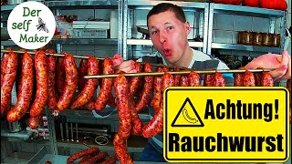 Knacker selber machen 2  Rauchwurst ganz einfach selber machen  Der self Maker [upl. by Lorenzana]