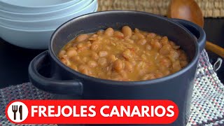 COMO HACER FREJOLES CANARIOS  RECETA PERUANA [upl. by Leigha]