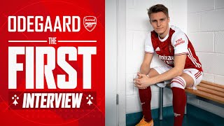 Welcome to The Arsenal Martin Odegaard  First Interview [upl. by Villiers854]