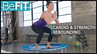 Cardio amp Strength Rebounding Workout BeFiT Fayth Caruso [upl. by Meares]