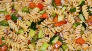 Italian Dressing Pasta Salad  Healthy Dish How to Make Pasta Salad [upl. by Vaas]