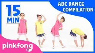 Lets Dance ABC  ABC Song  Compilation  Pinkfong Songs for Children [upl. by Cherrita]