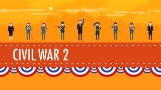 The Civil War Part 2 Crash Course US History 21 [upl. by Pears]