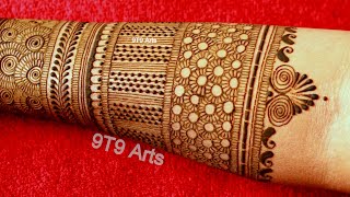 Karva Chauth Special Easy Full Hand Mehndi Designs  Bridal Henna Mehndi Design  New Dulhan Mehendi [upl. by Argella]