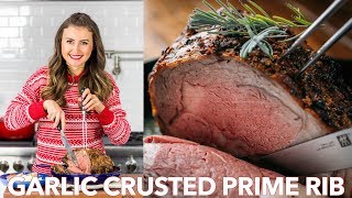 GarlicCrusted Prime Rib Recipe  Natashas Kitchen [upl. by Soneson]