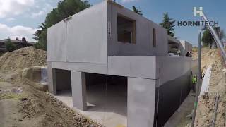 Casa modular de hormigón construida por Hormitech en Las Rozas Madrid [upl. by Masry682]