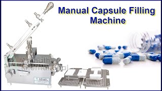 Manual Capsule Filling Machine [upl. by Acirne86]