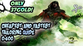 GW2 Cheapest and Fastest Method to Level Tailoring Tailoring Guide 0400 2020 Guild Wars 2 [upl. by Stanislaw]