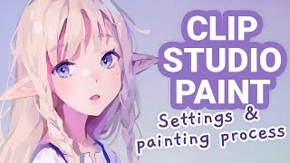 Clip Studio Paint Tutorial The Basics for Beginners [upl. by Hadria]