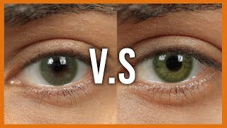 Hidrocor Buzios VS Cambuci Green  Solotica Green Contact Lenses [upl. by Lemuelah]