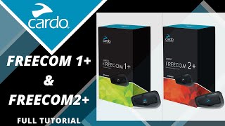 Cardo FREECOM1 and FREECOM2 Complete Tutorial [upl. by Cath982]