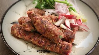 How To Make Veg Seekh Kebab  Popular Veg Starter Recipe  The Bombay Chef  Varun Inamdar [upl. by Norrahc]