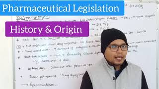 Pharmaceutical Legislation  History Origin amp Introduction  Jurisprudence L1 Chapter8 [upl. by Nosnej913]