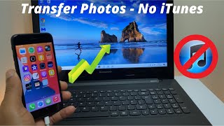 How To Transfer Photos amp Videos From iPhone To PC  Windows 10 2021 [upl. by Raab]