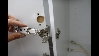 how to fix cabinet door hinges [upl. by Holmes557]