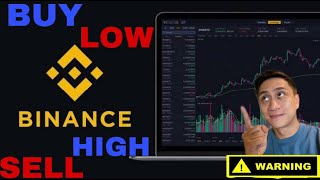 BINANCE SIMPLE BUY AND SELL SPOT TRADING SAMPLE [upl. by Arahat]