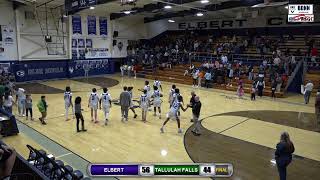 Basketball ELBERT vs TALLULAH FALLS [upl. by Emoryt876]