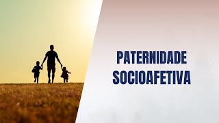 Paternidade socioafetiva [upl. by Noryb]