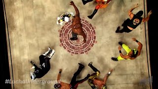 Lucha Underground 121714 10 WAY MATCH  Full Fight [upl. by Casteel]