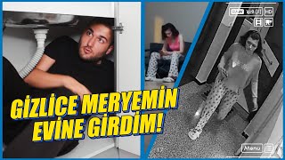 MERYEM CAN IN EVİNDE GİZLİCE KALIP KORKUTTUM EVDEN KAÇTI [upl. by Alla]