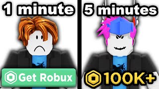 How I Made 100000 Robux in 5 Minutes [upl. by Krigsman]