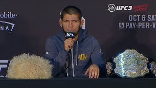 UFC 229 Postfight Press Conference [upl. by Thera]