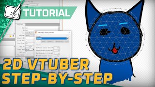 How to make a 2D Vtuber model stepbystep [upl. by Hocker]