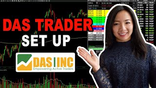 DAS Trader Pro Set Up Day Trading Platform Tutorial Chart Settings Level 2 DAS Trader Hotkeys [upl. by Hailee]