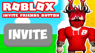 Roblox Studio  HOW TO MAKE A INVITE FRIENDS BUTTON [upl. by Ardnnek]